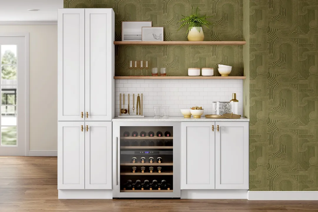 Whalen CLICK-IT Enfield 30-in W x 34.5-in H x 24-in D Classic White Birch Base Ready To Assemble Plywood Cabinet (Raised Panel Shaker Door Style), photo 10 of 15