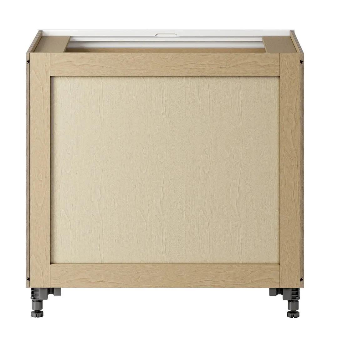 Whalen CLICK-IT Enfield 36-in W x 34.5-in H x 24-in D Classic White Birch 3-Drawer Base Ready To Assemble Plywood Cabinet (Raised Panel Style), photo 5 of 11