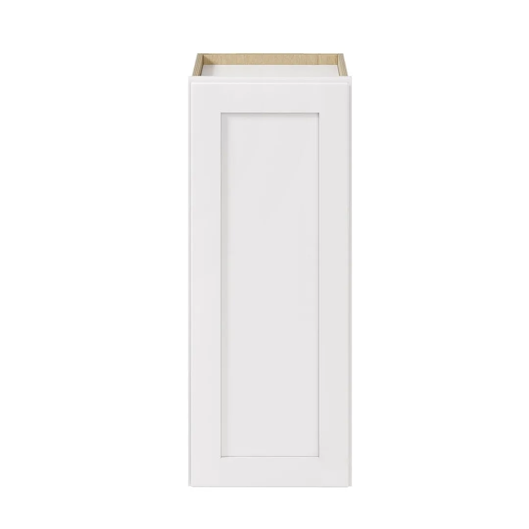 Whalen CLICK-IT Enfield 12-in W x 30-in H x 12-in D Classic White Birch Wall Ready To Assemble Plywood Cabinet (Raised Panel Shaker Door Style), photo 8 of 10