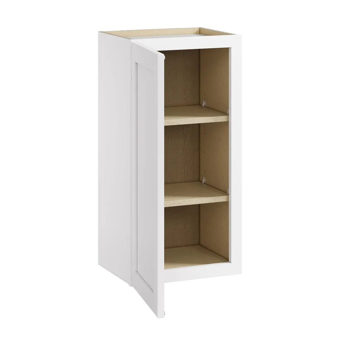 Whalen CLICK-IT Enfield 15-in W x 30-in H x 12-in D Classic White Birch Wall Ready To Assemble Plywood Cabinet (Raised Panel Shaker Door Style), photo 4 of 10