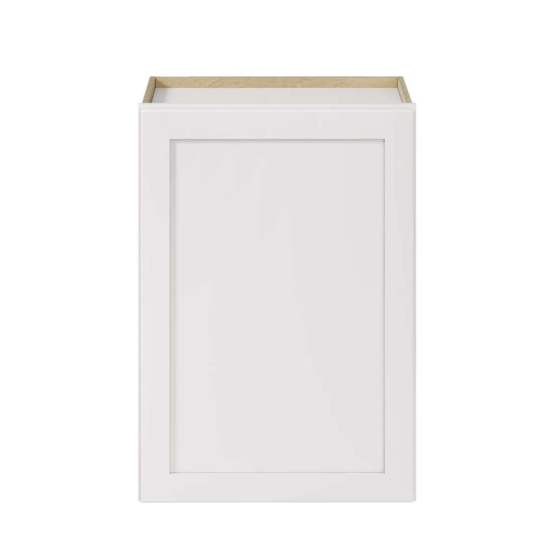 Whalen CLICK-IT Enfield 21-in W x 30-in H x 12-in D Classic White Birch Wall Ready To Assemble Plywood Cabinet (Raised Panel Shaker Door Style), photo 8 of 13
