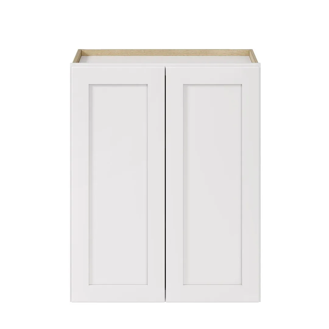Whalen CLICK-IT Enfield 24-in W x 30-in H x 12-in D Classic White Birch Wall Ready To Assemble Plywood Cabinet (Raised Panel Shaker Door Style), photo 8 of 10