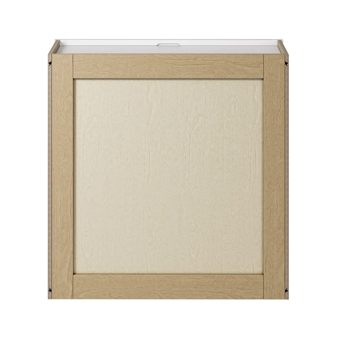 Whalen CLICK-IT Enfield 30-in W x 30-in H x 12-in D Classic White Birch Wall Ready To Assemble Plywood Cabinet (Raised Panel Shaker Door Style), photo 13 of 14