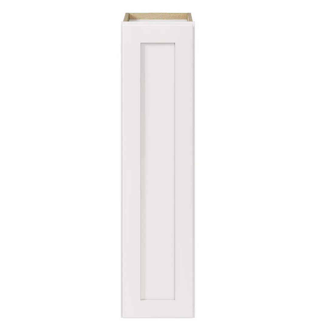 Whalen CLICK-IT Enfield 9-in W x 36-in H x 12-in D Classic White Birch Wall Ready To Assemble Plywood Cabinet (Raised Panel Shaker Door Style), photo 8 of 10