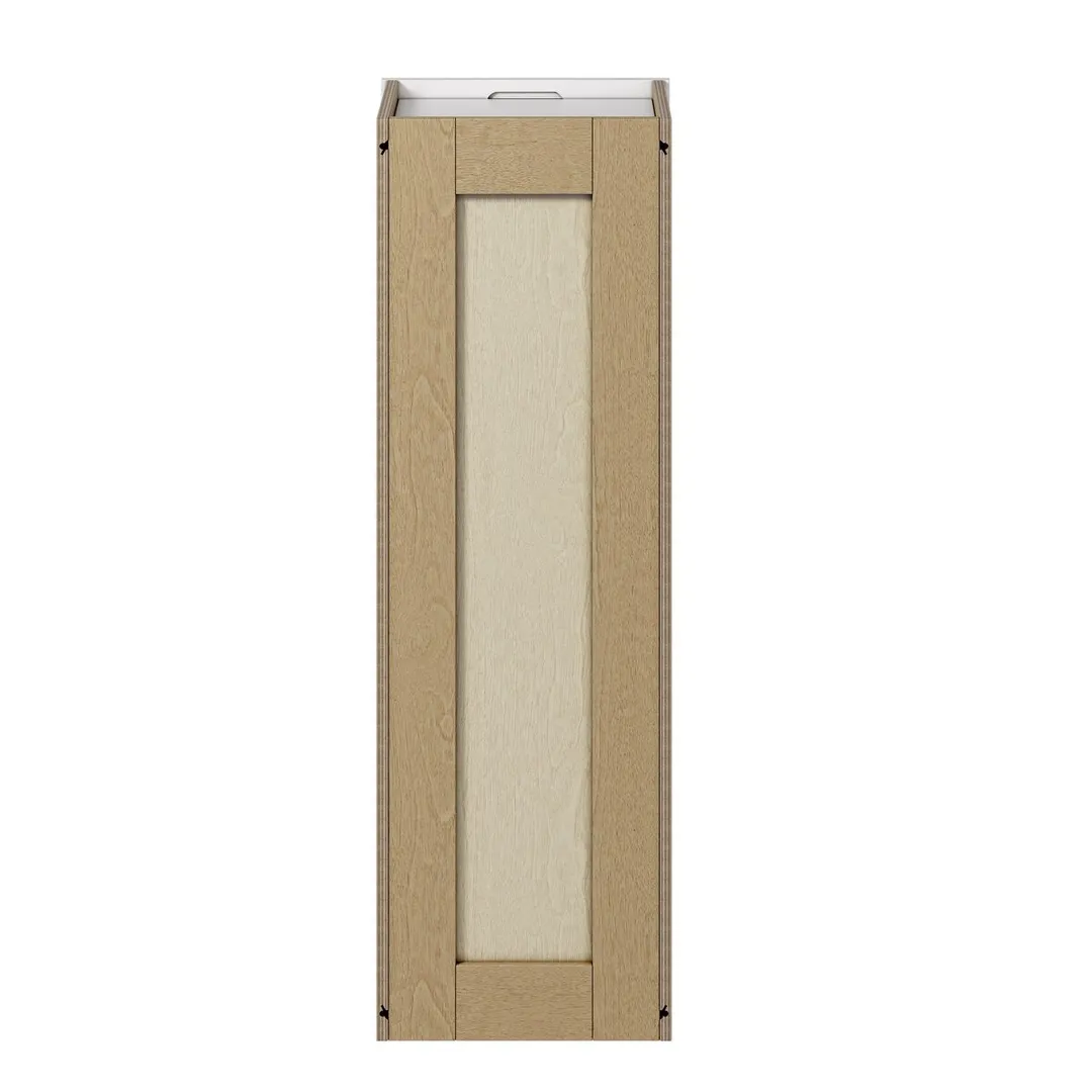 Whalen CLICK-IT Enfield 12-in W x 36-in H x 12-in D Classic White Birch Wall Ready To Assemble Plywood Cabinet (Raised Panel Shaker Door Style), photo 5 of 10