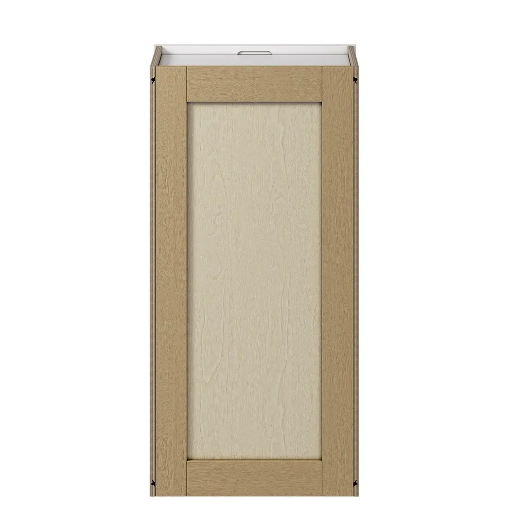 Whalen CLICK-IT Enfield 18-in W x 36-in H x 12-in D Classic White Birch Wall Ready To Assemble Plywood Cabinet (Raised Panel Shaker Door Style), photo 5 of 10