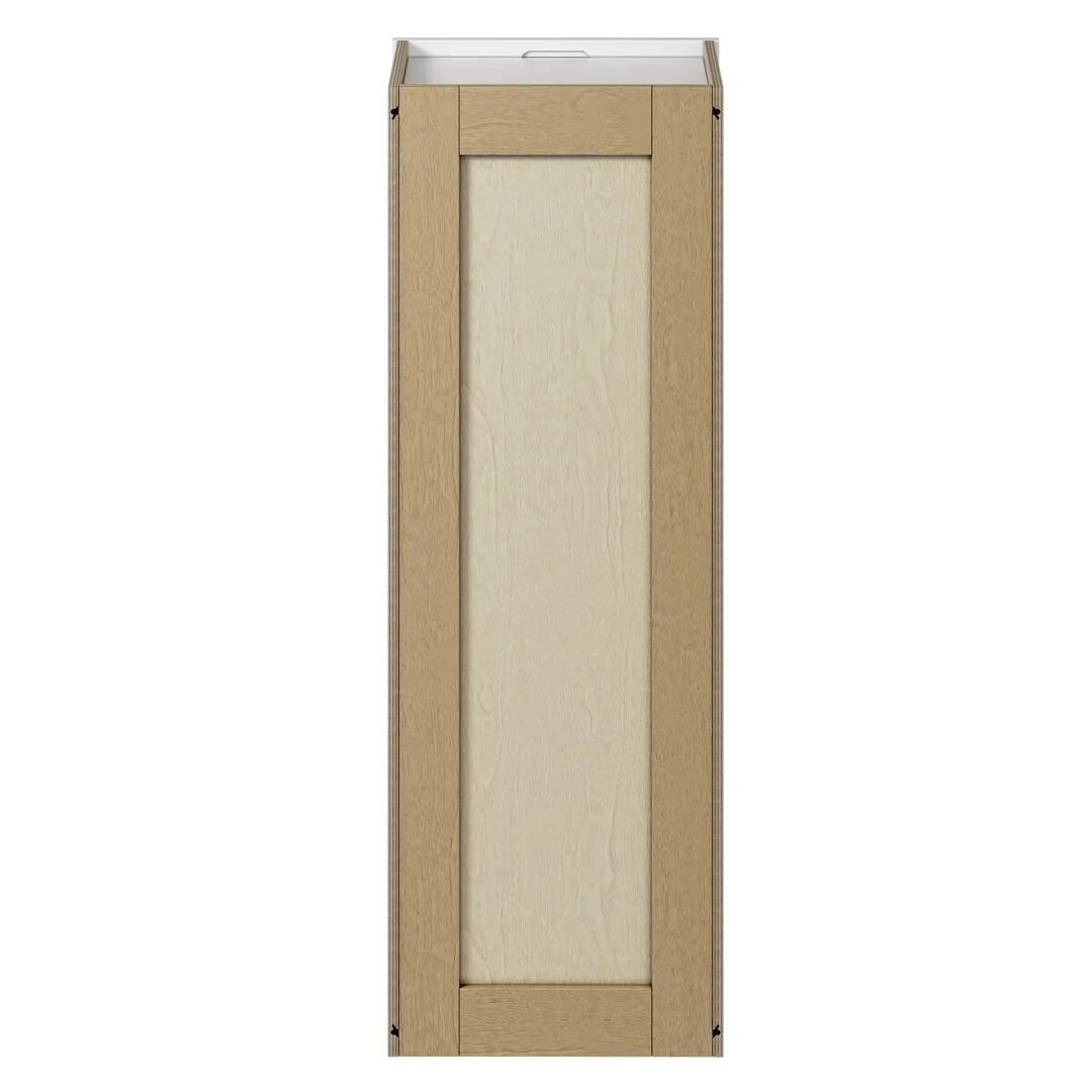 Whalen CLICK-IT Enfield 15-in W x 42-in H x 12-in D Classic White Birch Wall Ready To Assemble Plywood Cabinet (Raised Panel Shaker Door Style), photo 5 of 10