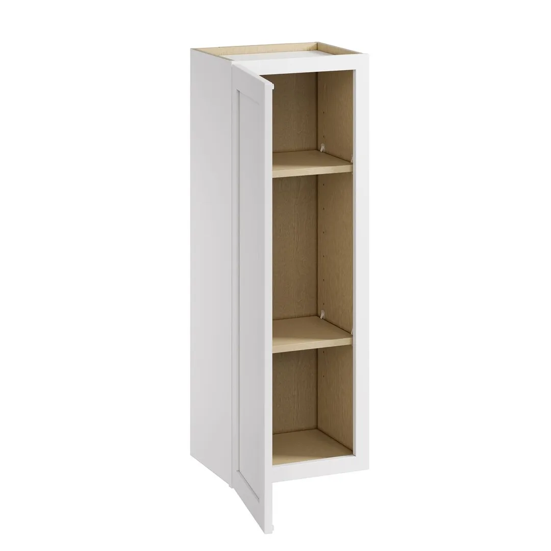 Whalen CLICK-IT Enfield 15-in W x 42-in H x 12-in D Classic White Birch Wall Ready To Assemble Plywood Cabinet (Raised Panel Shaker Door Style), photo 4 of 10