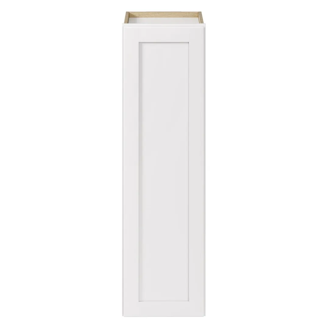 Whalen CLICK-IT Enfield 12-in W x 42-in H x 12-in D Classic White Birch Wall Ready To Assemble Plywood Cabinet (Raised Panel Shaker Door Style), photo 8 of 10