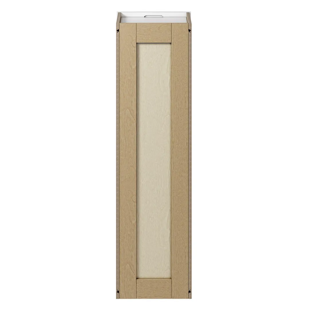Whalen CLICK-IT Enfield 12-in W x 42-in H x 12-in D Classic White Birch Wall Ready To Assemble Plywood Cabinet (Raised Panel Shaker Door Style), photo 5 of 10