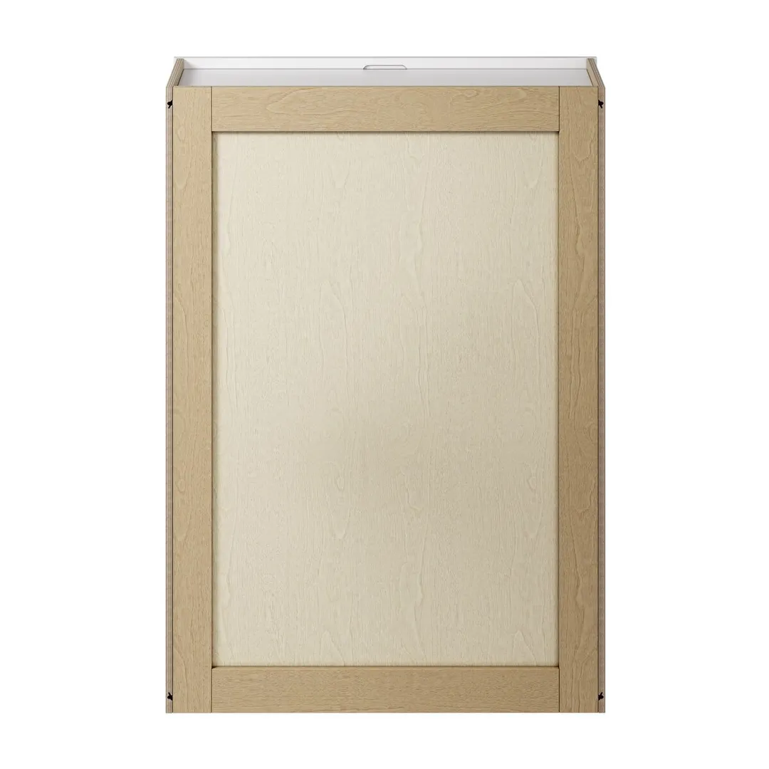 Whalen CLICK-IT Enfield 30-in W x 42-in H x 12-in D Classic White Birch Wall Ready To Assemble Plywood Cabinet (Raised Panel Shaker Door Style), photo 5 of 10