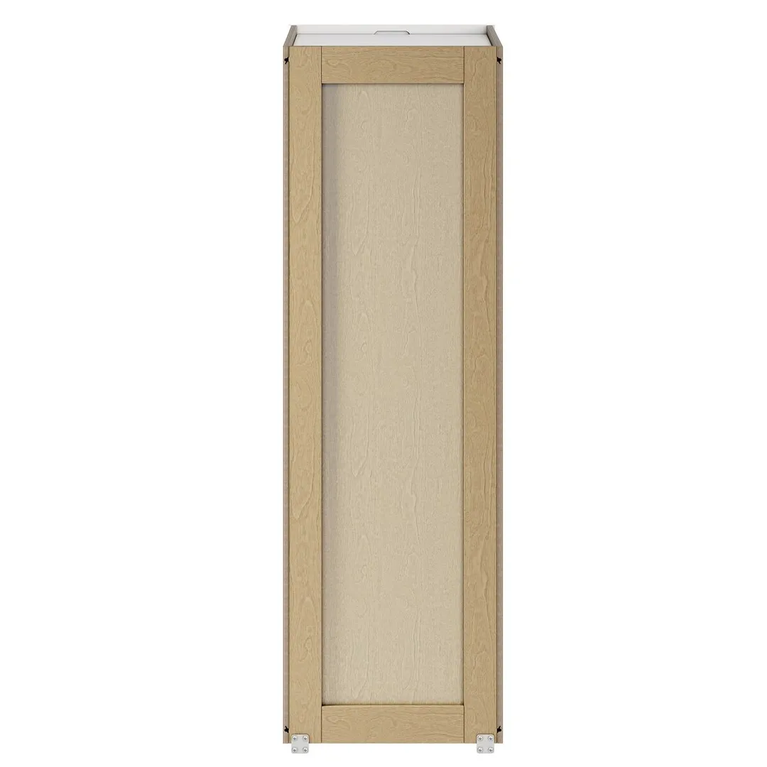 Whalen CLICK-IT Enfield 18-in W x 55.5-in H x 24-in D Classic White Birch Pantry Ready To Assemble Plywood Cabinet (Raised Panel Shaker Door Style), photo 5 of 10