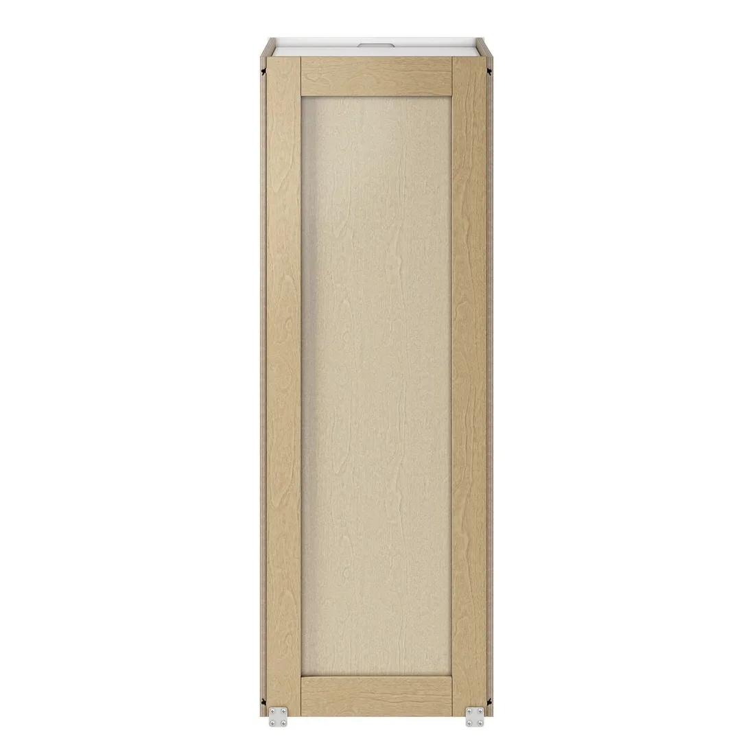 Whalen CLICK-IT Enfield 18-in W x 49.5-in H x 24-in D Classic White Birch Pantry Ready To Assemble Plywood Cabinet (Raised Panel Shaker Door Style), photo 5 of 10