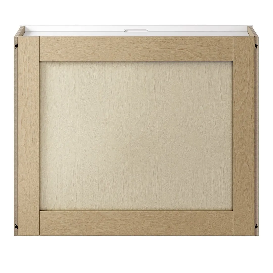 Whalen CLICK-IT Enfield 30-in W x 24-in H x 12-in D Classic White Birch Wall Ready To Assemble Plywood Cabinet (Raised Panel Shaker Door Style), photo 11 of 12