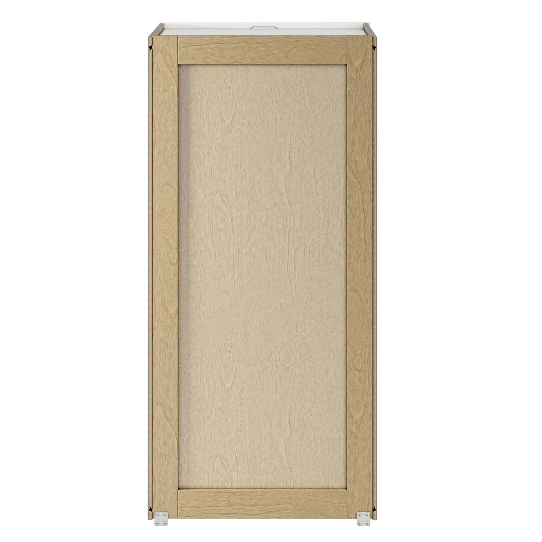 Whalen CLICK-IT Enfield 24-in W x 49.5-in H x 24-in D Classic White Birch Pantry Ready To Assemble Plywood Cabinet (Raised Panel Shaker Door Style), photo 15 of 16
