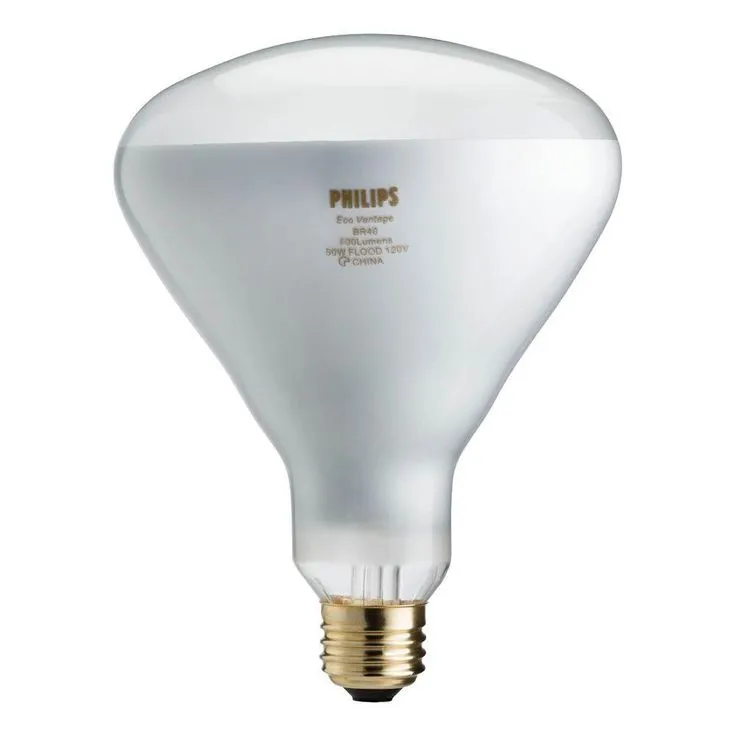 Philips 50-Watt Equivalent Halogen BR40 Flood Light Bulb, photo 2 of 4