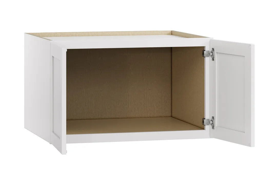 Whalen CLICK-IT Enfield 30-in W x 18-in H x 24-in D Classic White Birch Wall Ready To Assemble Plywood Cabinet (Raised Panel Shaker Door Style), photo 4 of 10