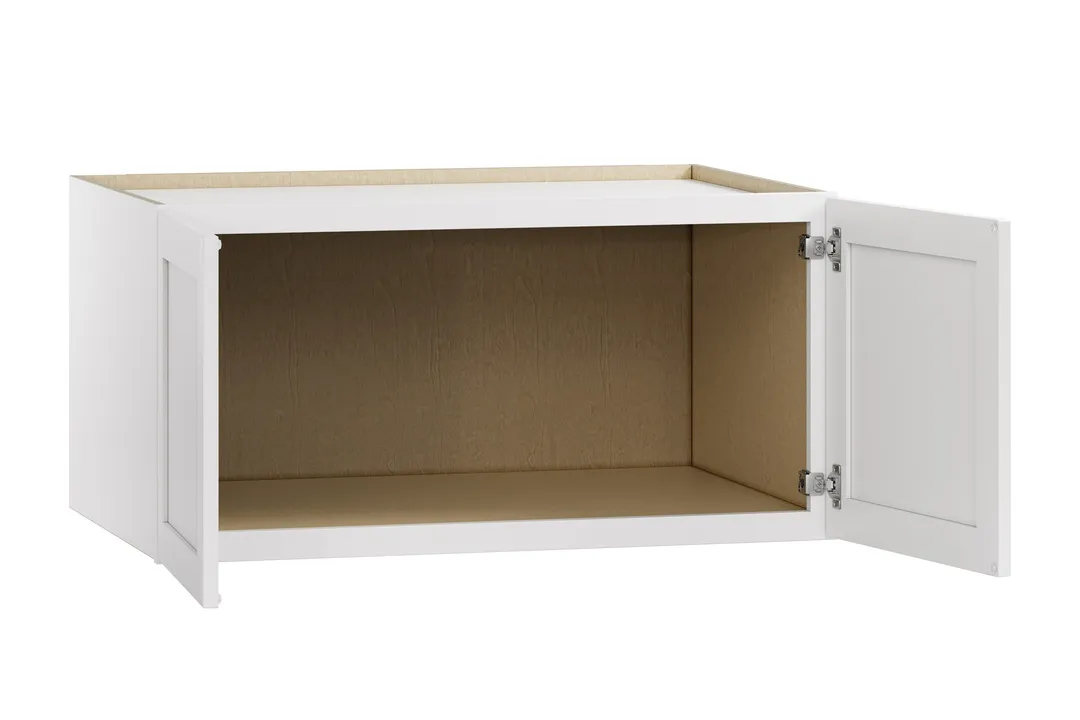 Whalen CLICK-IT Enfield 36-in W x 18-in H x 24-in D Classic White Birch Wall Ready To Assemble Plywood Cabinet (Raised Panel Shaker Door Style), photo 4 of 10