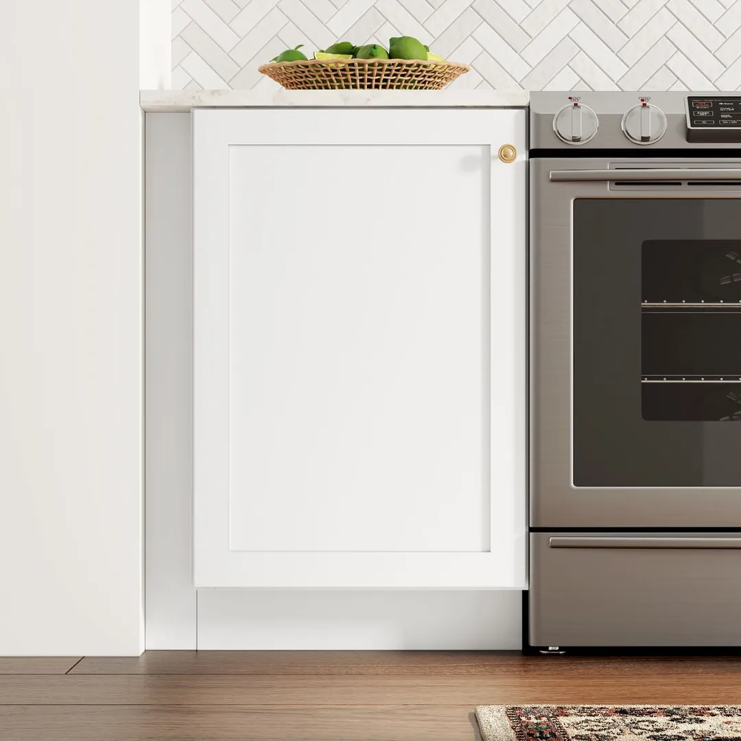 Whalen CLICK-IT Enfield 21-in W x 34.5-in H x 24-in D Classic White Birch Base Ready To Assemble Plywood Cabinet (Raised Panel Shaker Door Style), photo 5 of 13