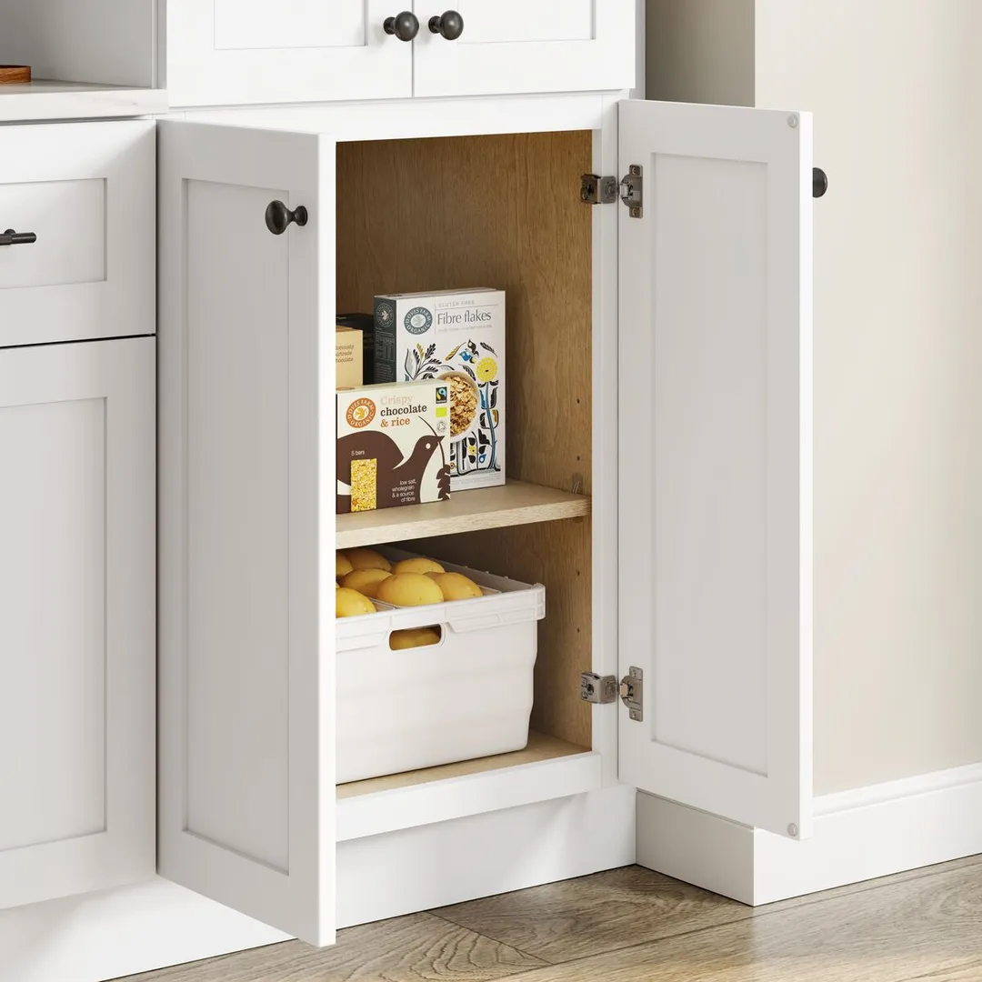 Whalen CLICK-IT Enfield 24-in W x 34.5-in H x 24-in D Classic White Birch Base Ready To Assemble Plywood Cabinet (Raised Panel Shaker Door Style), photo 7 of 16