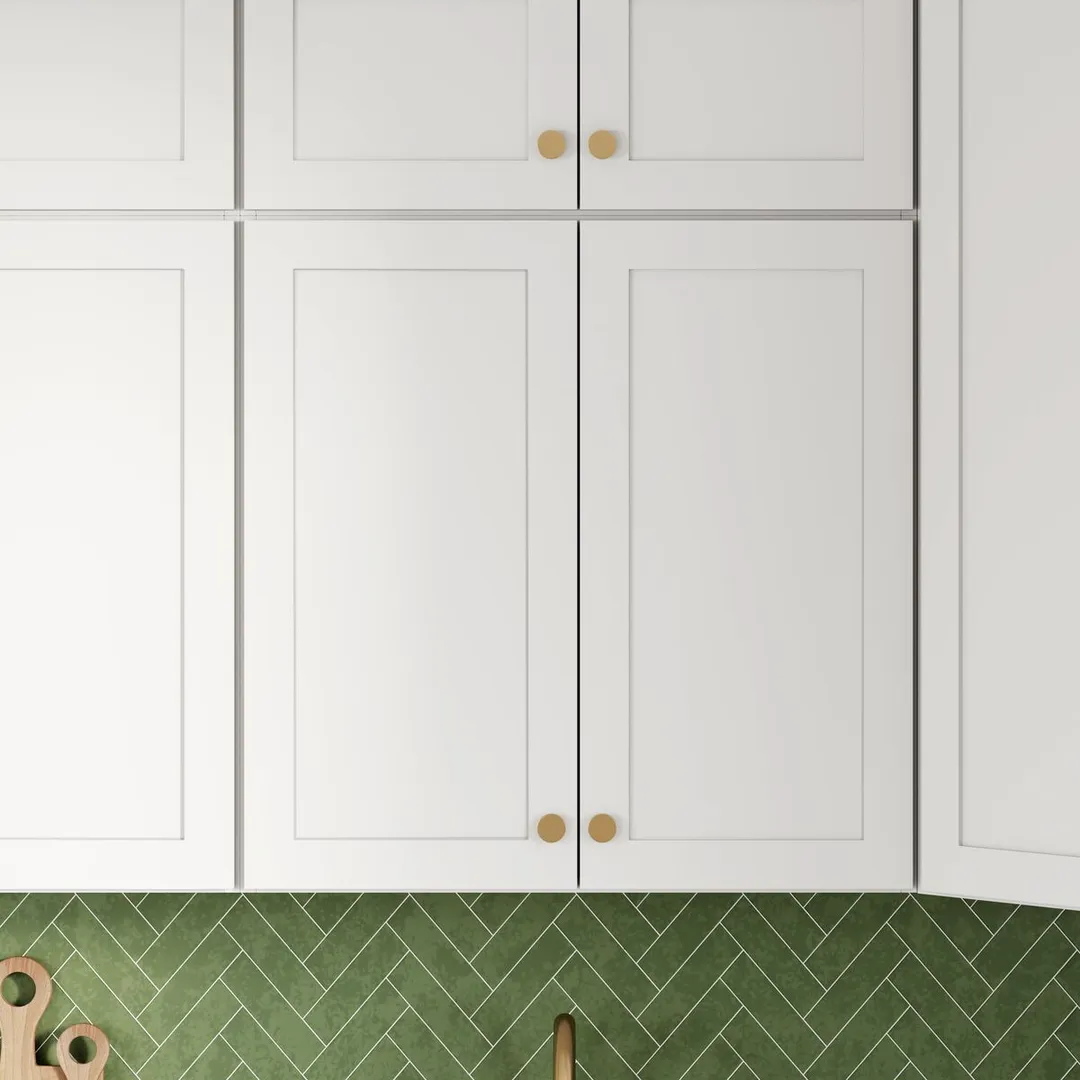 Whalen CLICK-IT Enfield 30-in W x 30-in H x 12-in D Classic White Birch Wall Ready To Assemble Plywood Cabinet (Raised Panel Shaker Door Style), photo 5 of 14