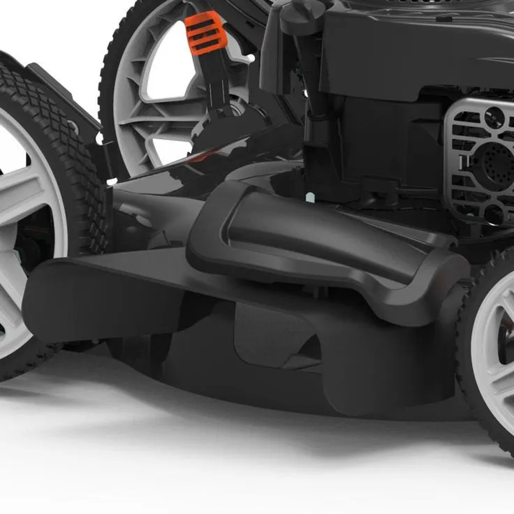 YARD FORCE 21 in. 140 cc 500e Series Briggs & Stratton Gas Walk Behind Push Mower with 2-in-1 Cutting System, photo 3 of 6