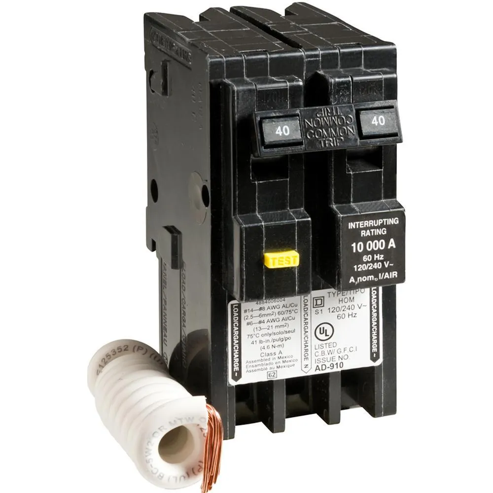 Homeline 50 Amp 2-Pole Circuit Breaker, photo 33 of 37