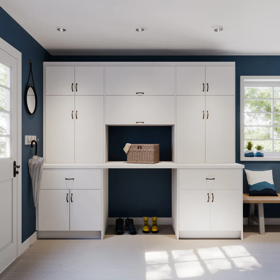 Hugo&Borg Lasalle 12-in W x 34.5-in H x 24-in D Bright White Slab Base Fully Assembled Cabinet (Flat Panel Slab Door Style), photo 9 of 13