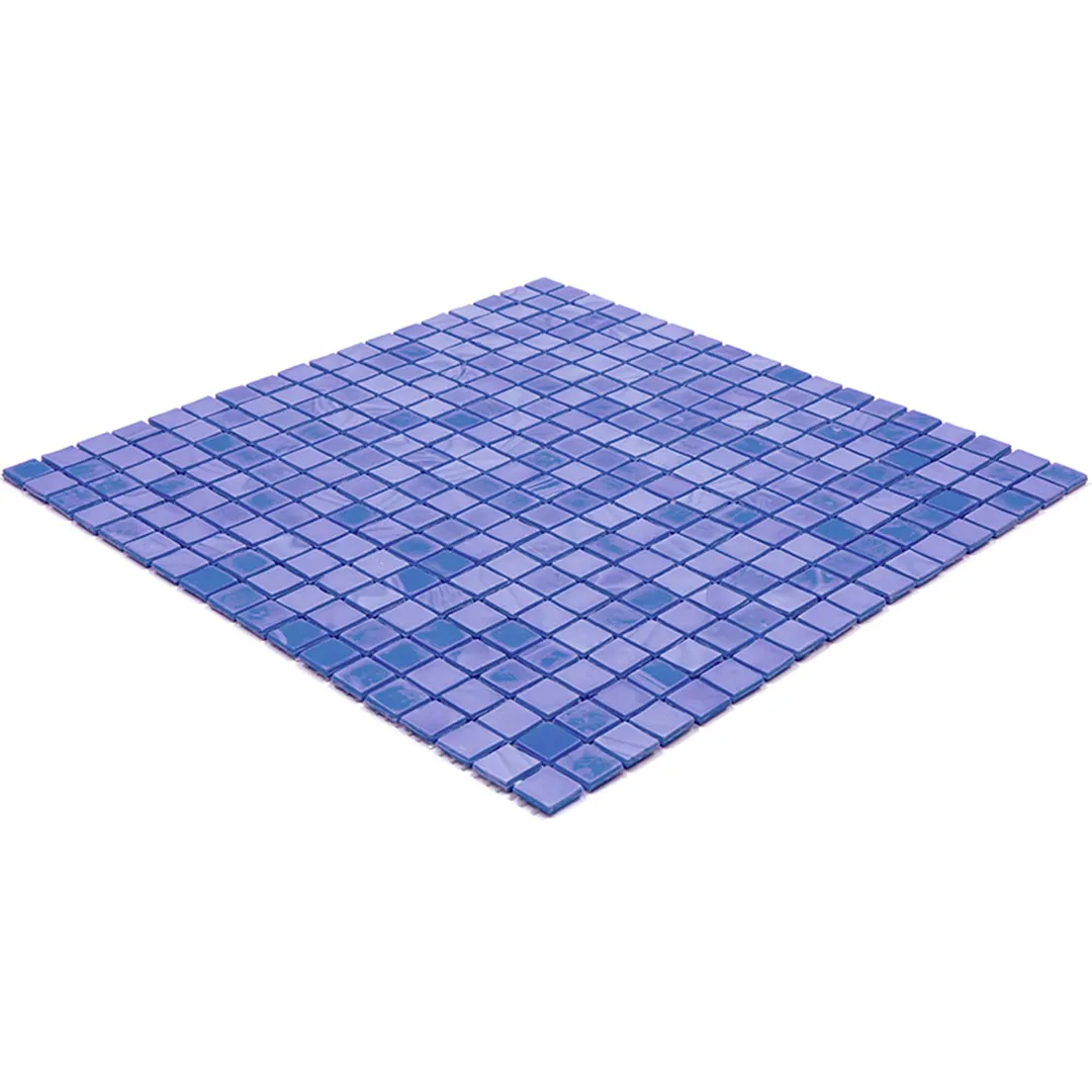 Apollo Tile Skosh Neon Blue 11-1/2-in x 11-1/2-in Glossy Glass Uniform Squares Floor and Wall Tile (18.69-sq. ft/ Carton), photo 5 of 6