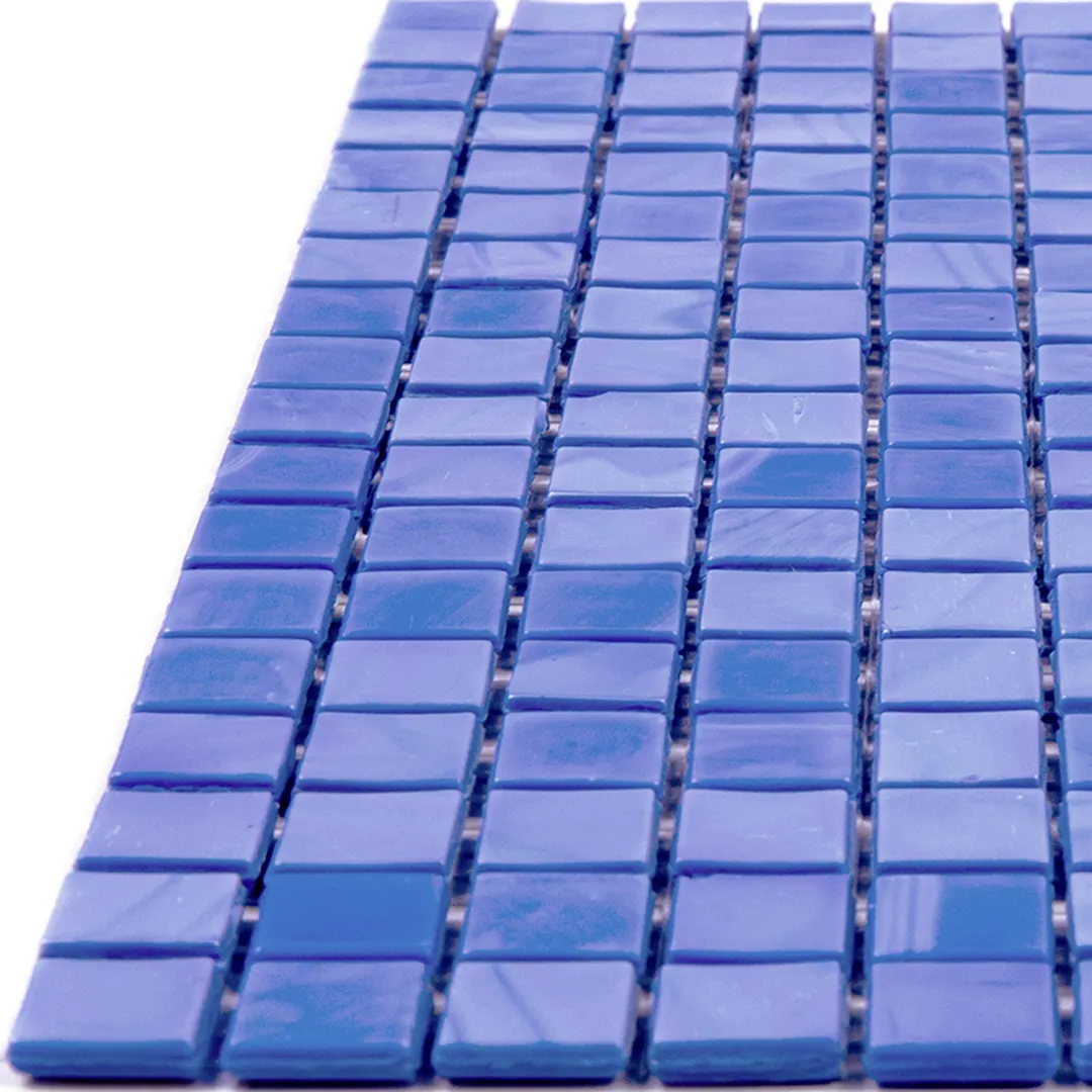 Apollo Tile Skosh Neon Blue 11-1/2-in x 11-1/2-in Glossy Glass Uniform Squares Floor and Wall Tile (18.69-sq. ft/ Carton), photo 3 of 6