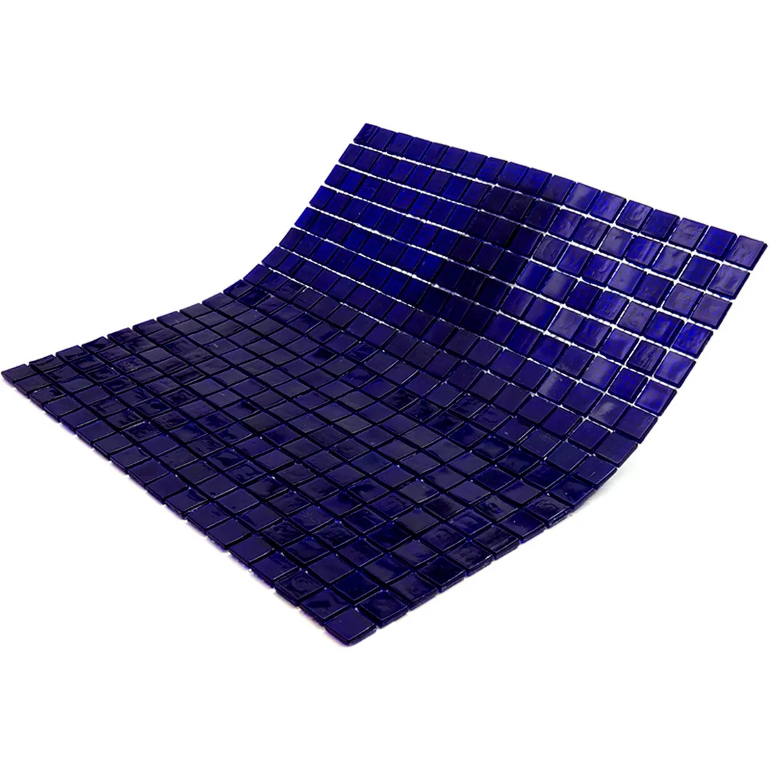 Apollo Tile Skosh Indigo Blue 11-1/2-in x 11-1/2-in Glossy Glass Uniform Squares Floor and Wall Tile (18.69-sq. ft/ Carton), photo 4 of 6