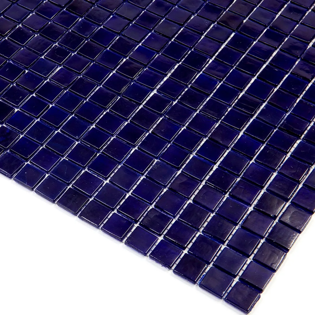 Apollo Tile Skosh Indigo Blue 11-1/2-in x 11-1/2-in Glossy Glass Uniform Squares Floor and Wall Tile (18.69-sq. ft/ Carton), photo 2 of 6