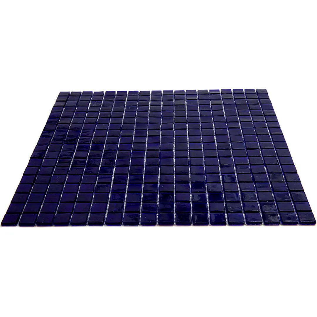 Apollo Tile Skosh Indigo Blue 11-1/2-in x 11-1/2-in Glossy Glass Uniform Squares Floor and Wall Tile (18.69-sq. ft/ Carton), photo 6 of 6