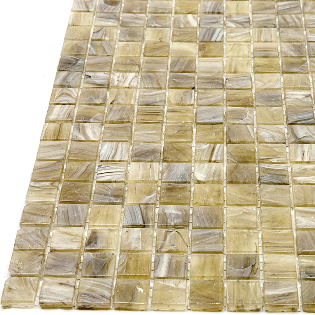Apollo Tile Skosh Golden Brown 11-1/2-in x 11-1/2-in Glossy Glass Uniform Squares Floor and Wall Tile (18.69-sq. ft/ Carton), photo 3 of 6