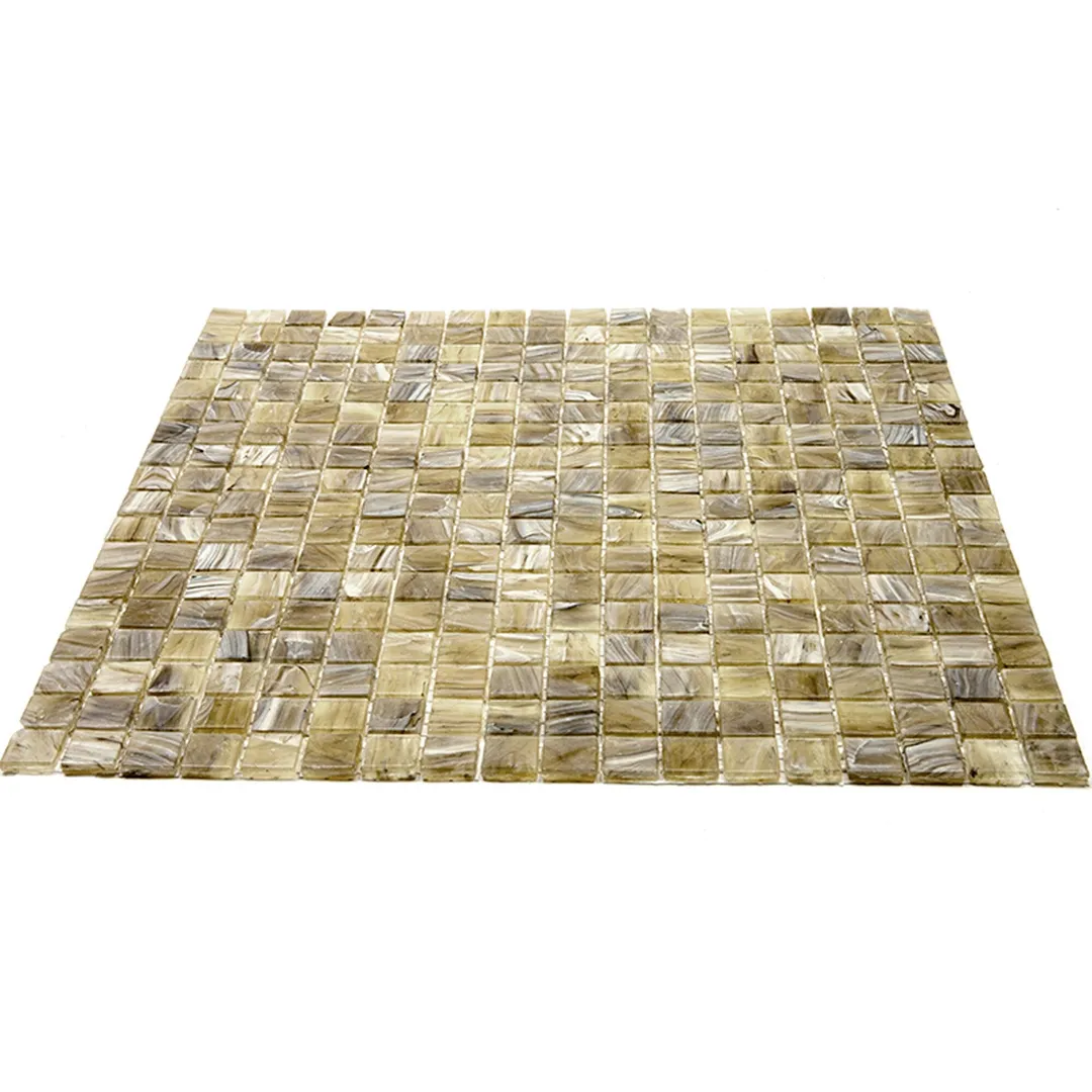 Apollo Tile Skosh Golden Brown 11-1/2-in x 11-1/2-in Glossy Glass Uniform Squares Floor and Wall Tile (18.69-sq. ft/ Carton), photo 6 of 6