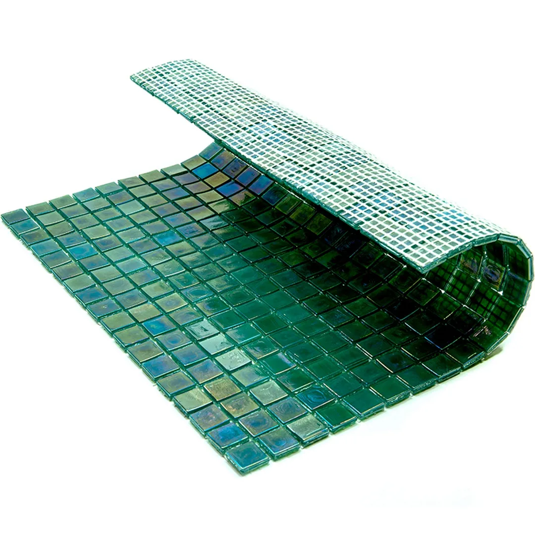 Apollo Tile Skosh Grenn-blue 11-1/2-in x 11-1/2-in Glossy Glass Uniform Squares Floor and Wall Tile (18.69-sq. ft/ Carton), photo 4 of 6