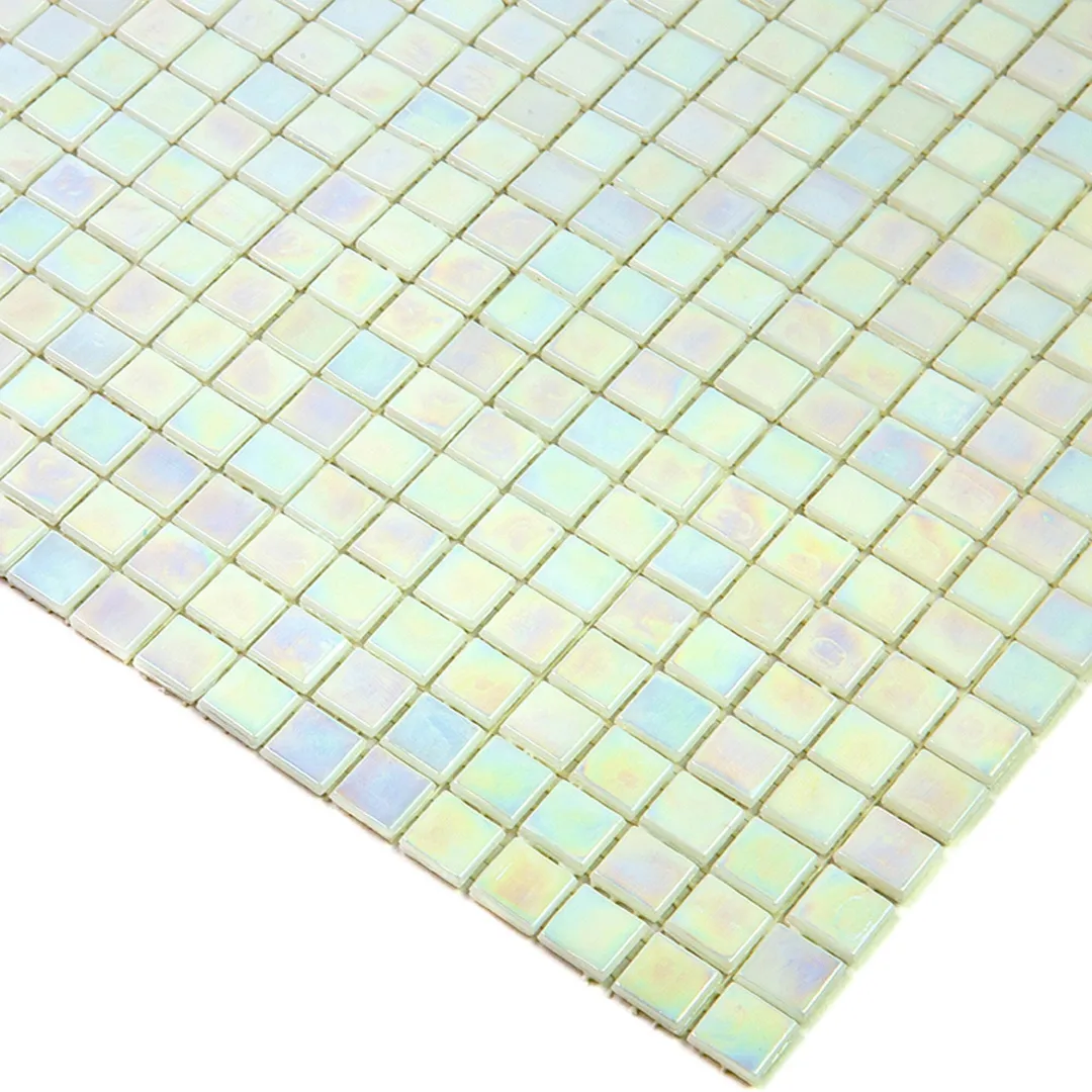Apollo Tile Skosh Light Bone White 11-1/2-in x 11-1/2-in Glossy Glass Uniform Squares Floor and Wall Tile (18.69-sq. ft/ Carton), photo 2 of 6