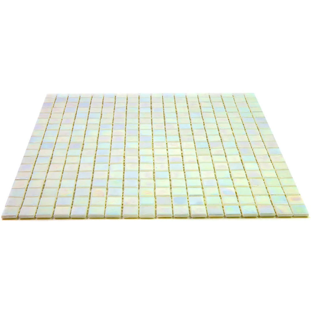 Apollo Tile Skosh Light Bone White 11-1/2-in x 11-1/2-in Glossy Glass Uniform Squares Floor and Wall Tile (18.69-sq. ft/ Carton), photo 6 of 6