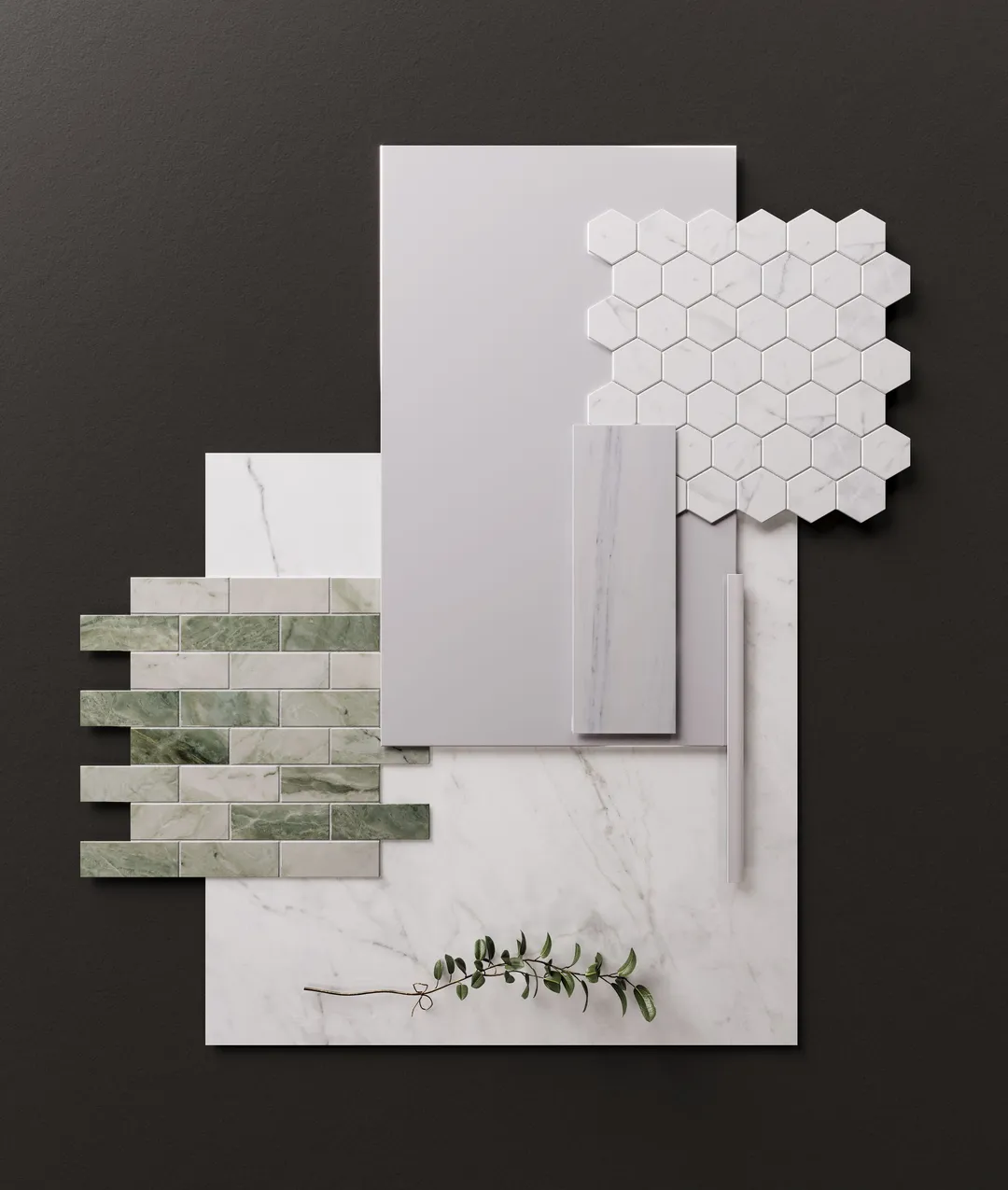 Satori Statuario 12-in x 12-in Polished Porcelain Hexagon Marble-Look Floor and Wall Tile, 0.96-sq ft per Piece, photo 8 of 8