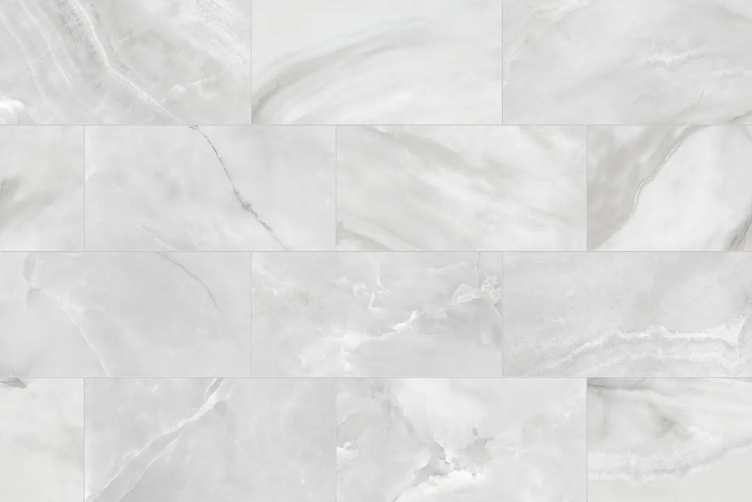 Satori Onyx Luna 12-in x 24-in Polished Porcelain Marble Look Floor and Wall Tile (1.94-sq. ft/ Piece), photo 6 of 10