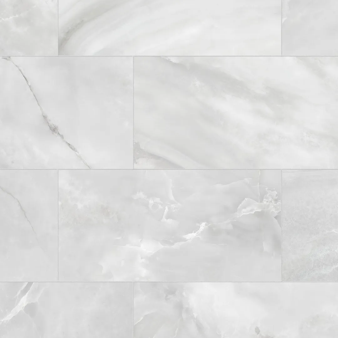 Satori Onyx Luna 12-in x 24-in Polished Porcelain Marble Look Floor and Wall Tile (1.94-sq. ft/ Piece), photo 7 of 10
