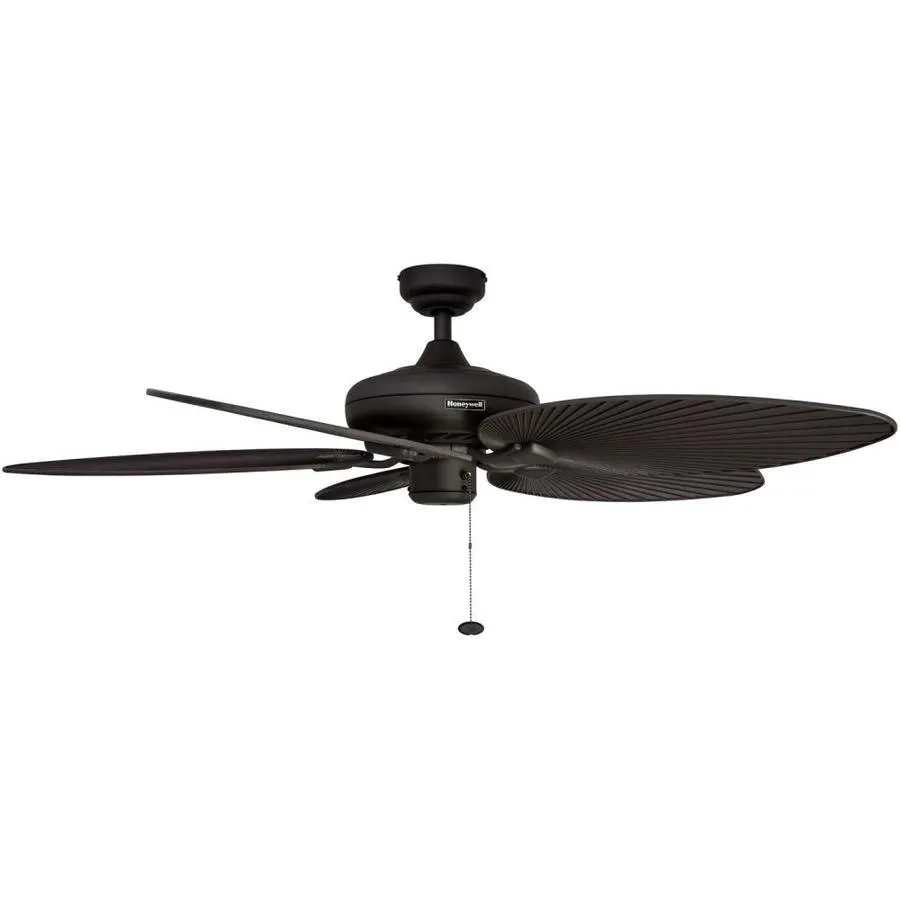 Honeywell Palm Island 52-in Bronze Indoor/Outdoor Ceiling Fan (5-Blade), photo 2 of 3