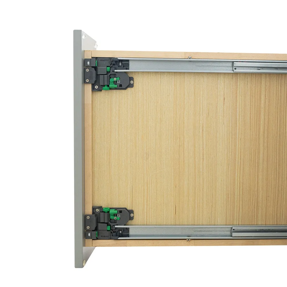 RELIABILT Overlake 30-in W x 34.5-in H x 24-in D Gray 2-Drawers Base Ready To Assemble Plywood Cabinet (Recessed Panel Style), photo 13 of 20