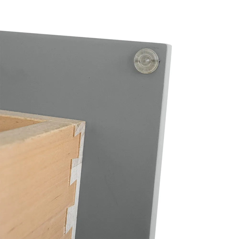 RELIABILT Overlake 24-in W x 34.5-in H x 24-in D Gray 3-Drawers Base Ready To Assemble Plywood Cabinet (Flat Panel Style), photo 11 of 20