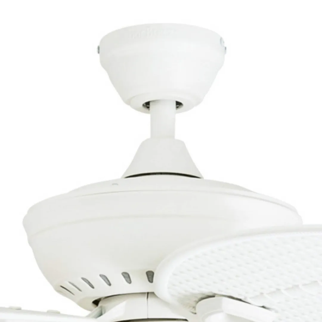 Harbor Breeze Cedar Shoals 44-in White Downrod or Close Mount Indoor/Outdoor Ceiling Fan with Light Kit, photo 7 of 8
