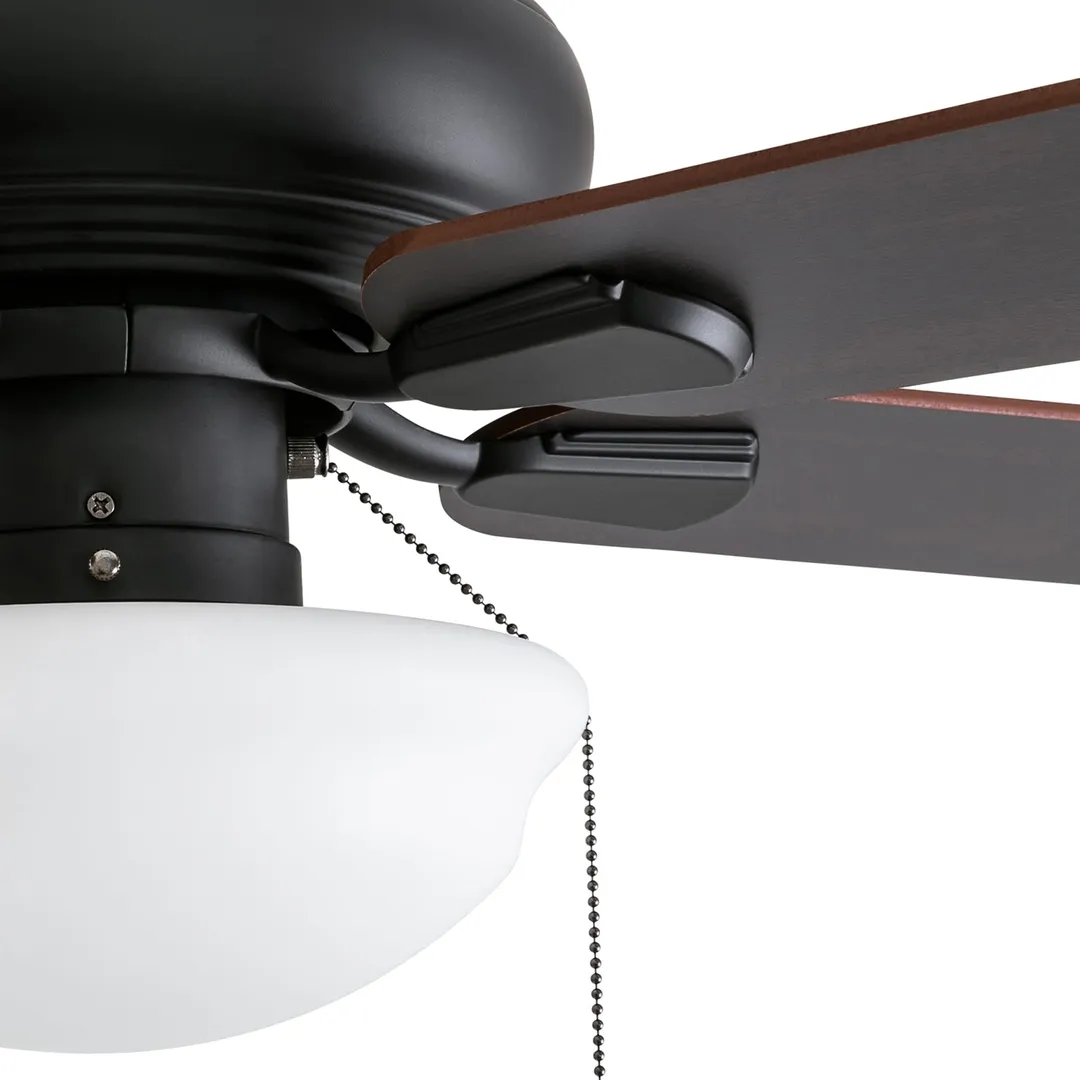 Harbor Breeze Caratuk River 42-in Oil Rubbed Bronze LED Indoor Ceiling Fan with Light (5-Blade), photo 13 of 17