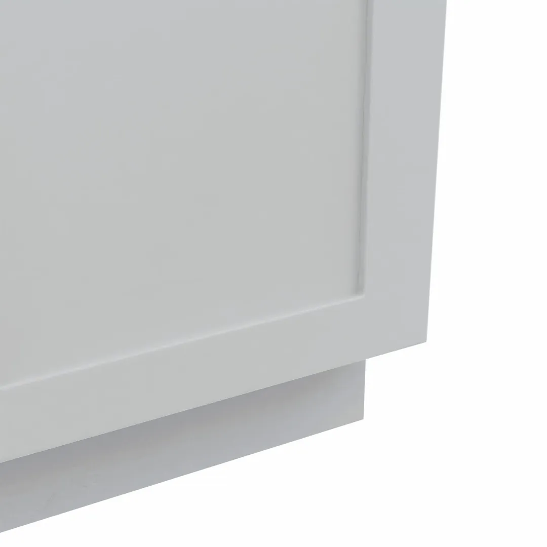 RELIABILT Overlake 18-in W x 90-in H x 24-in D Gray Pantry Ready To Assemble Plywood Cabinet (Recessed Panel Shaker Door Style), photo 15 of 21