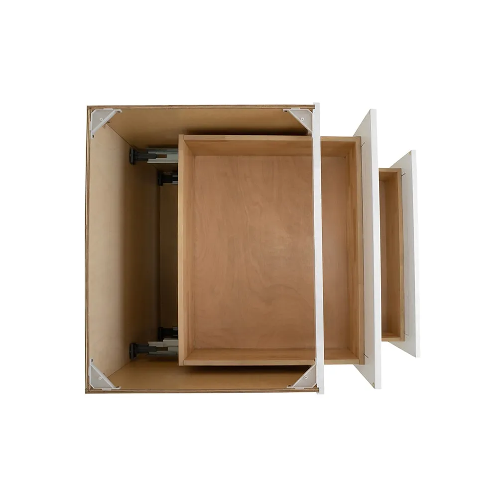 RELIABILT Fairplay 30-in W x 34.5-in H x 24-in D White 2-Drawers Base Ready To Assemble Plywood Cabinet (Recessed Panel Style), photo 17 of 20