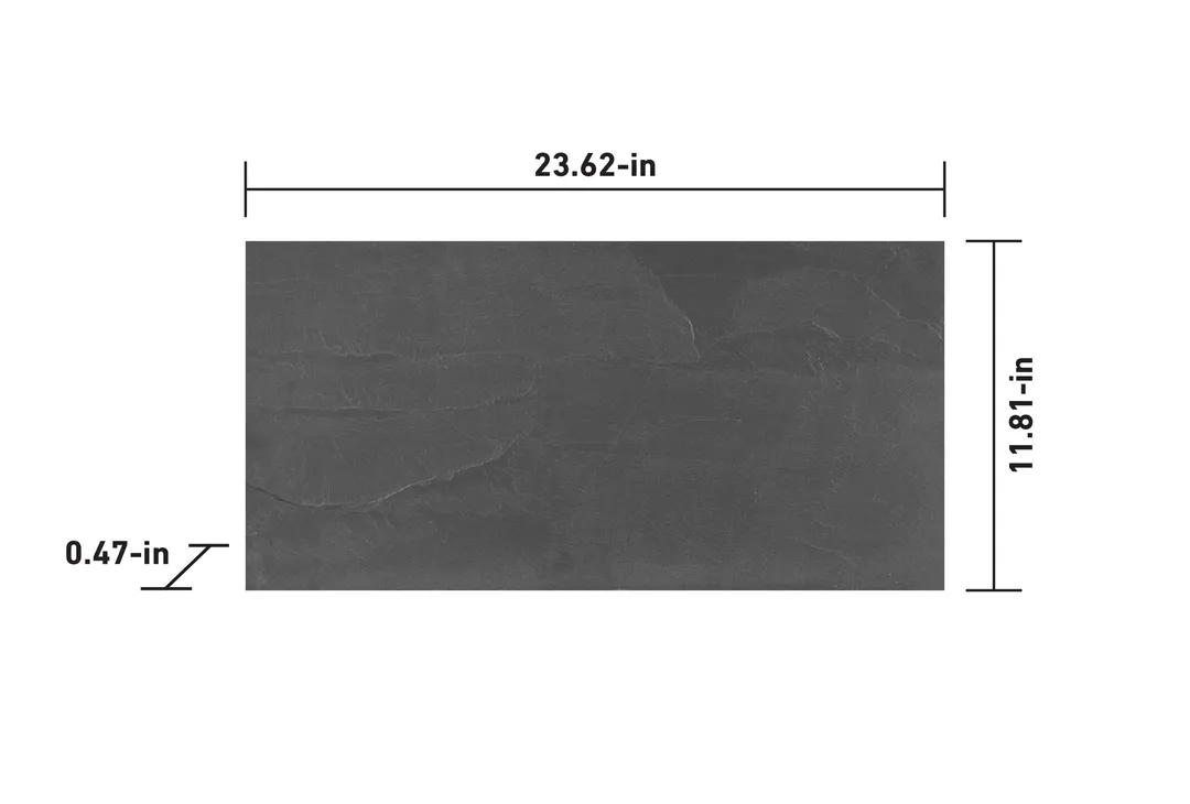 Satori Midnight Fog 12-in x 24-in Matte Natural Stone Look Floor and Wall Tile (1.93-sq. ft/ Piece), photo 9 of 10
