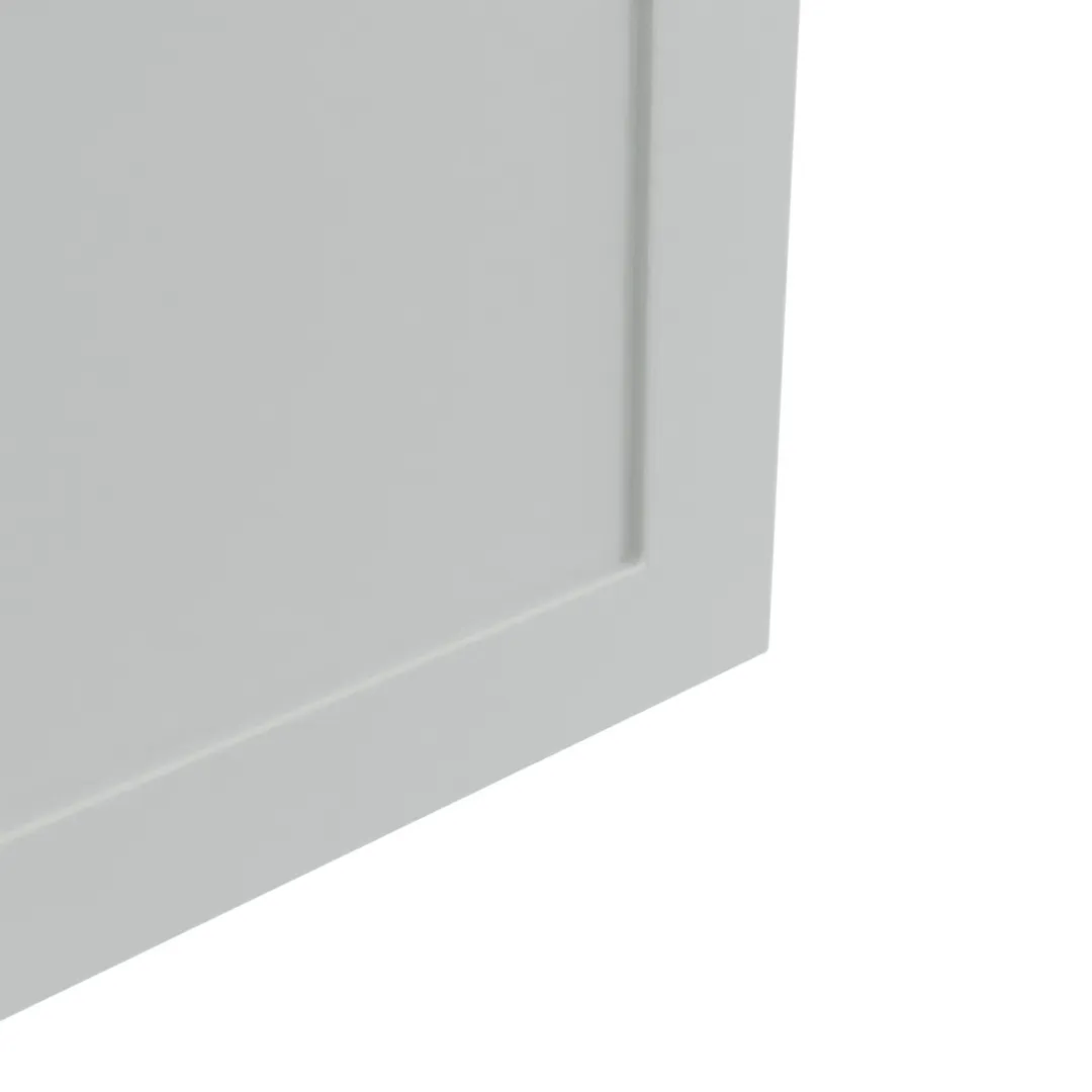 RELIABILT Overlake 30-in W x 15-in H x 12-in D Gray Wall Ready To Assemble Plywood Cabinet (Recessed Panel Shaker Door Style), photo 14 of 17